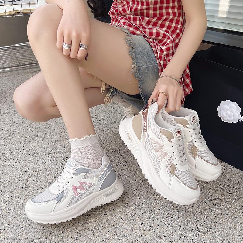 Fashion 2025 Women's Sports Shoes Summer Women Casual Sneakers Outdoor Running Shoes Fashion Urltra Light Mesh Fabric Breathable Shoe