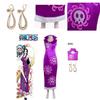 Boa Hancock Cosplay-Kostümkleid mit exquisiten Details und strukturierter Optik