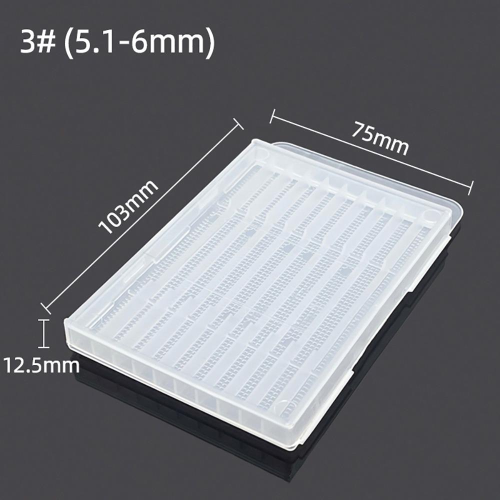 1Pcs Clear Tool Parts Storage Case Plastic Hardware Tool Box For Twist Drill Tap Accessories