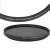 FOTGA Fader Variable Adjustable Slim Neutral Density ND Lens Filter ND2 to ND400 43/46/52/55/58/62/67/72/77/82/86mm for Nikon