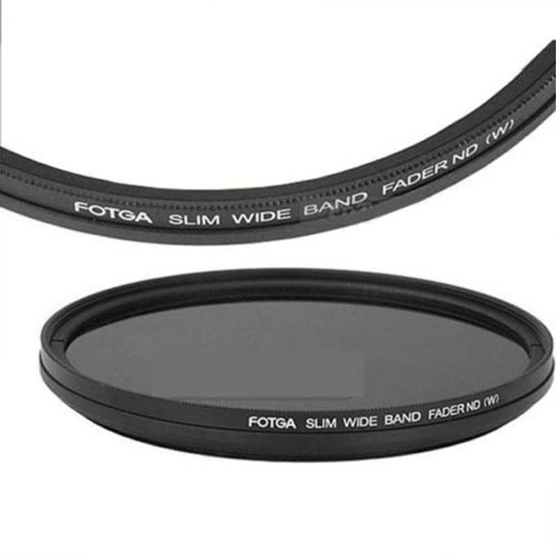 FOTGA Fader Variable Adjustable Slim Neutral Density ND Lens Filter ND2 to ND400 43/46/52/55/58/62/67/72/77/82/86mm for Nikon