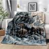 Custom Ocean-Style Throw Blanket for Travel, Office, Sofa, Nap, and Bedroom Bedding