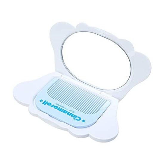 Sanrio Cinnamoroll Face-Shaped Mirror Comb Set 963810 Plastic