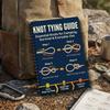 Easy to Follow Outdoor Survival Knots Step-by-Step Guide Camping Hiking Rope Manual for Wilderness Survival