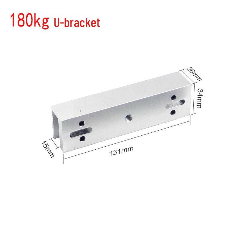 2cm Thick Magnetic U-Bracket for Glass Door with 280KG Electronic Lock