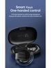 F2 Wireless Bluetooth Earbuds with Clip-on Ear Hooks for Business, Commuting, or Running - Compatible with Huawei, Apple, and Android Devices.