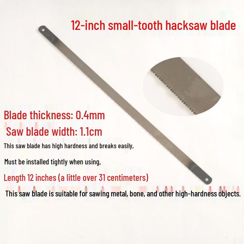 Multifunctional Steel Hand Saw: Hacksaw Bow Frame for Metal Cutting