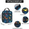 Cartoon Dinosaur Lunch Box Kids Boys Girls Insulated Cooler Thermal Cute Lunch Bag Tote for School