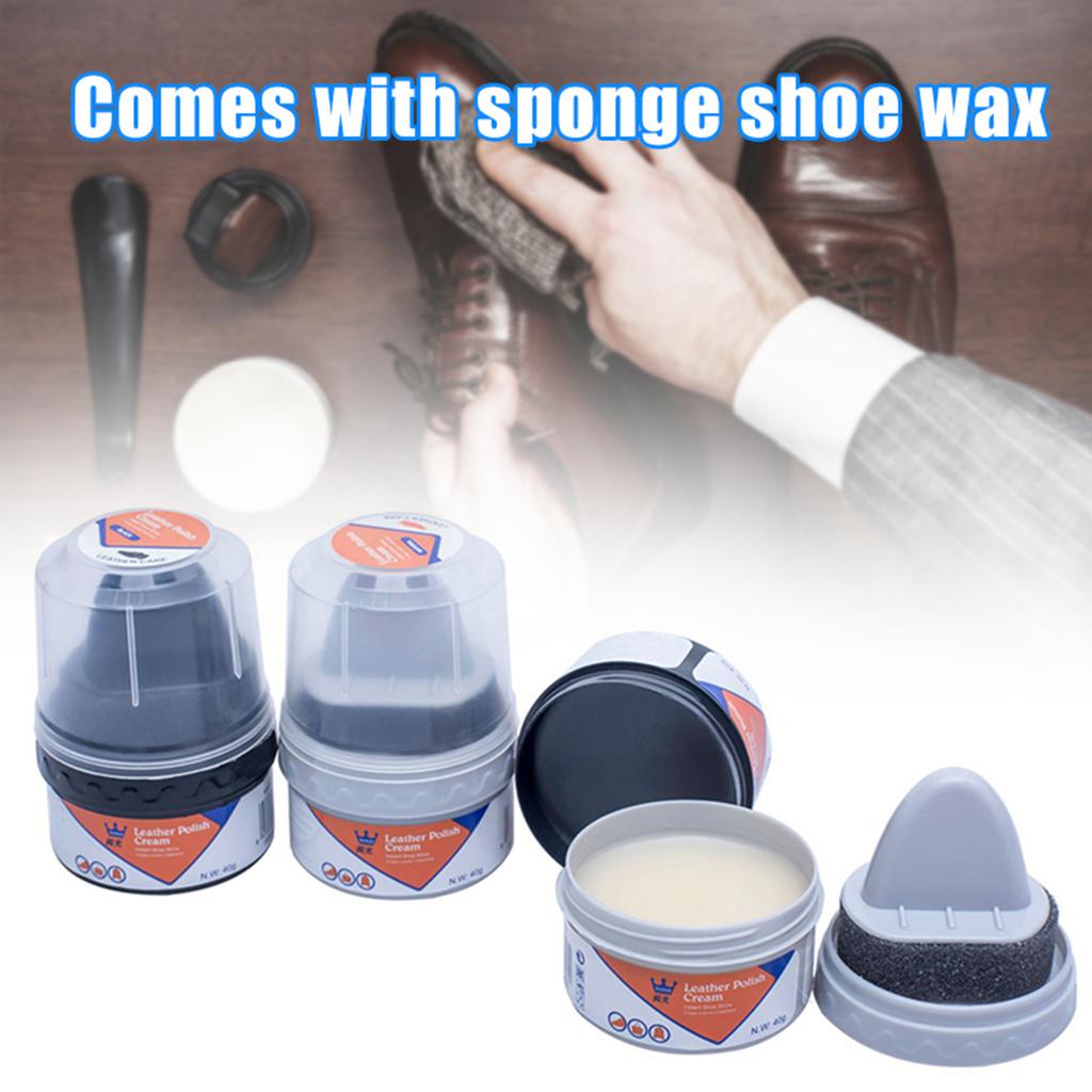 Leather Shoe Boot Polish Cream Nourishing Moisturizing Shoe Polish Cream for Leather Gloves Sofas Shoes