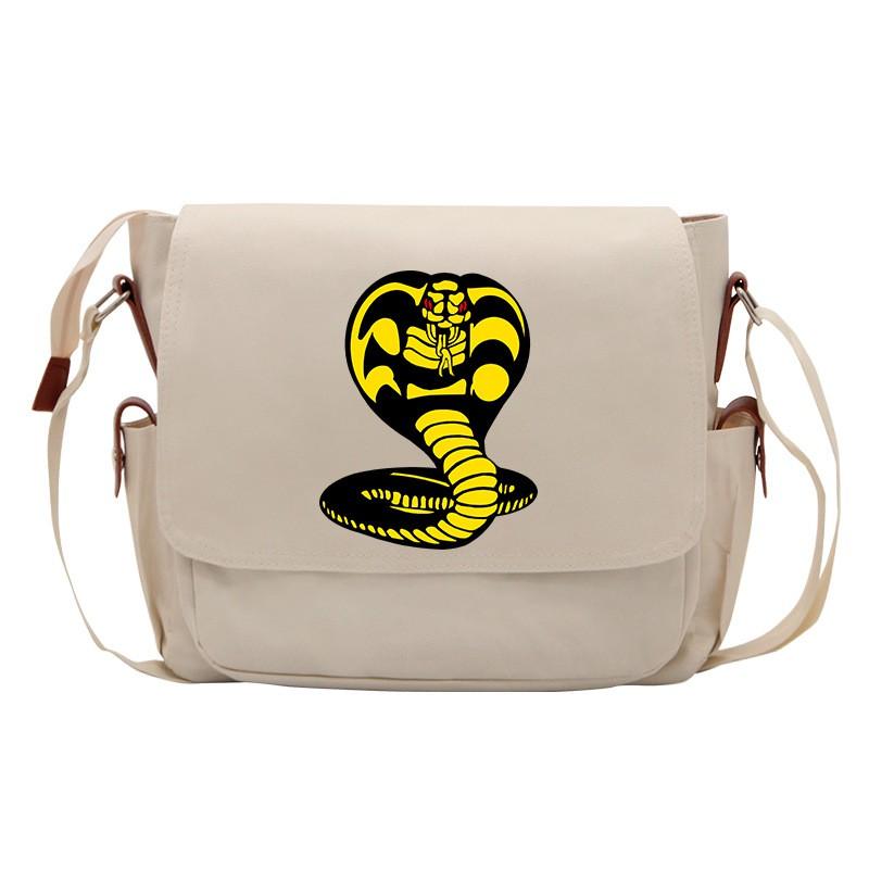 Cobra Kai Anime Crossbody Bag Oxford Cloth Large Capacity Casual Shoulder Students