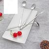 1Pc Stainless Steel Long-handled Stirring Spoon 32cm Multi Purpose Honey Drink Seasoning Spoons Handheld Tableware