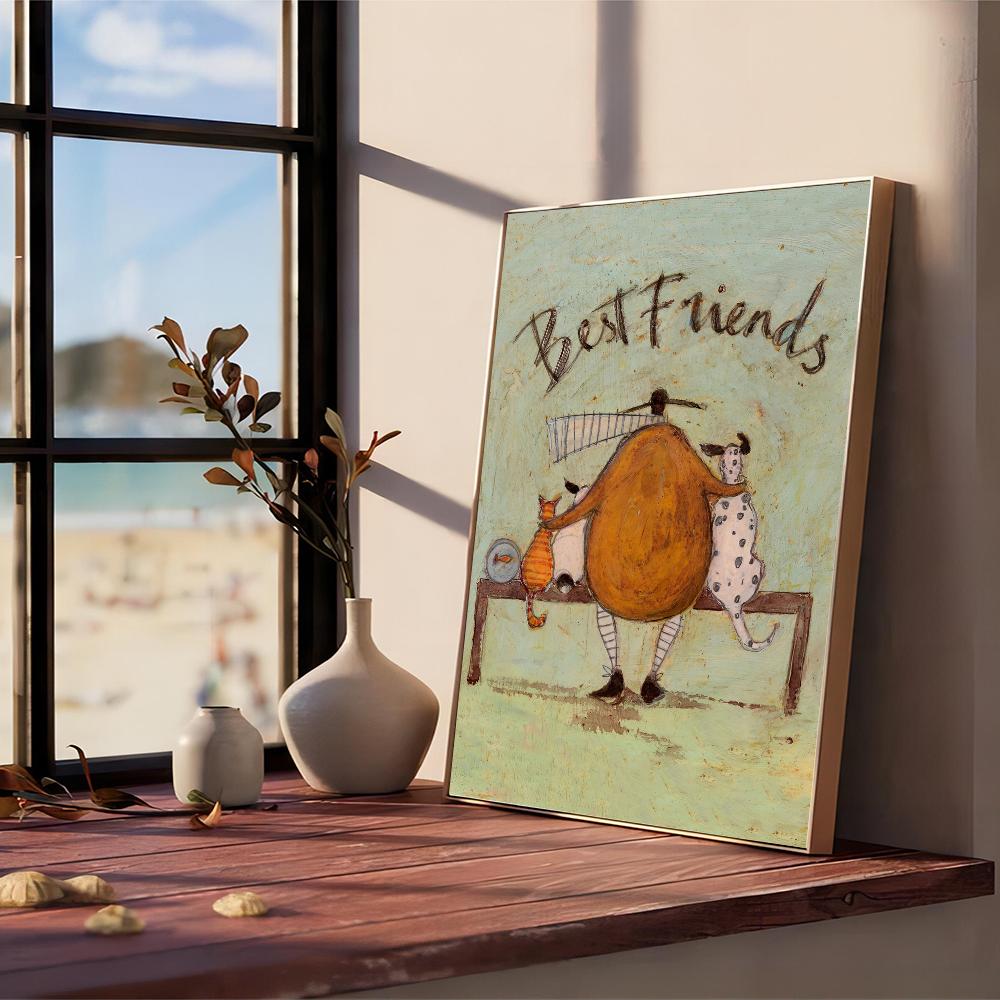 Sam Toft Kunst Klassische Filmposter Ausgefallener Wandaufkleber für Wohnzimmer Leinwanddrucke Bar Dekoration Zimmer Wanddeko