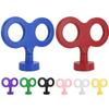 USB Charging 3D Car Wind Up Key Rotating Electric Rotating Spring Key Car Roof Decor  Car