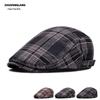 Men's British Retro Wool Octagonal Cap - Autumn/Winter Warm European Duckbill/Beret Style
