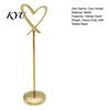 Table Number Stands Hollow Heart Holder, Love Place Card Stand, Metal Memo Note Holder Clip for Photos, Food Signs, Notes, Weddings, Birthdays,