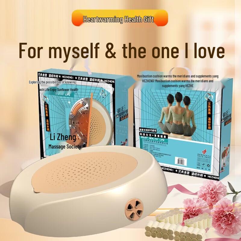 HEZHENG USB Heated Mugwort Moxibustion Seat Cushion CN plug (adapter included)
