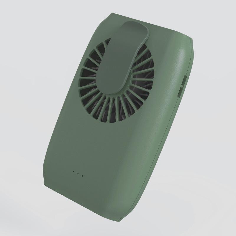 Neuer USB-ladbarer leiser Mini-Ventilator zum Umhängen an Taille & Hals, tragbar für den Außen- & Arbeitsgebrauch, mit App-Steuerung und 3 Geschwindigkeitsstufen