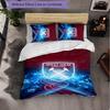 West Ham United Calcio Set Biancheria da Letto 3 Pezzi Morbido Set Copripiumino con Federe Set Decorazione Camera da Letto per la Casa
