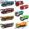Model Mașină Jucărie Simulare Înaltă Diecast Plastic Tracțiune înapoi Autobuz Mașină cu Inerție Autobuz Turistic de Oraș ABS Model Mașină Jucării Cadouri Pentru Copii