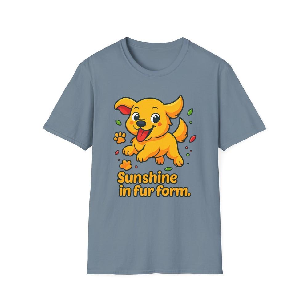 Unisex Softstyle T-Shirt Happy Golden Retriever Zoomies Tee Kawaii Anime Dog 2XL
