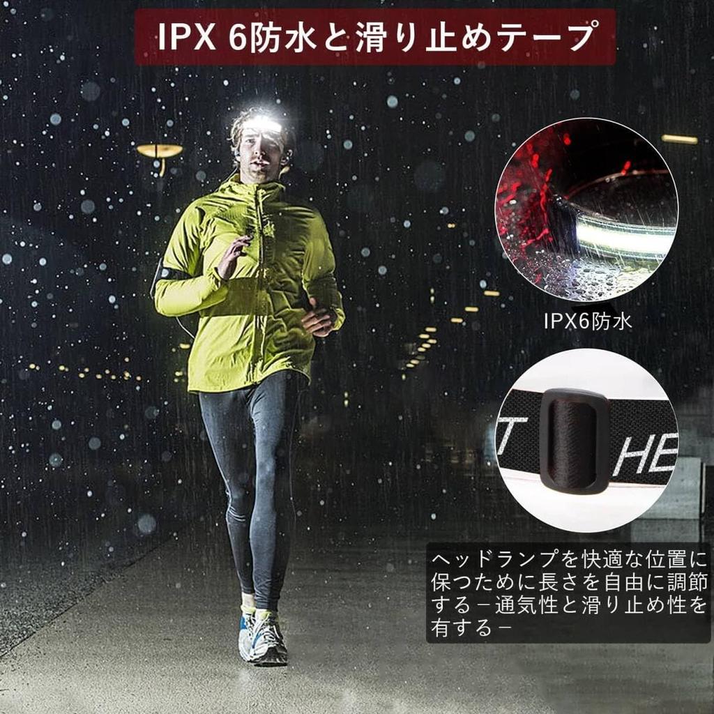 Angle LED USB COB Lamp Bright 3 Lighting 3 Warning Light Battery Level Super Ideal for Outdoor Use Ultra-Wide Headlight, Rechargeable, Beads,