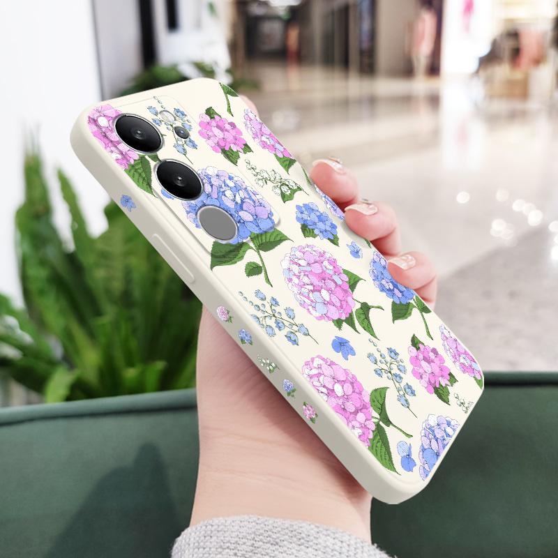 

Beautiful Hydrangeas Phone Case For VIVO V50 V40 V30 V29 V29E V27 V27E V25 V25E V23 V23E V21 V20 Y20 Y12 Y21 Y22 Y50 Pro 4G 5G Y20i(Y20S Y12S)