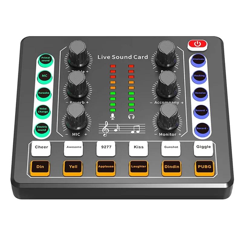 BM-800 Set Audio Recording Studio with Voice Changer Microphone Live Sound Card for Computer Live Streaming YouTube TikTok