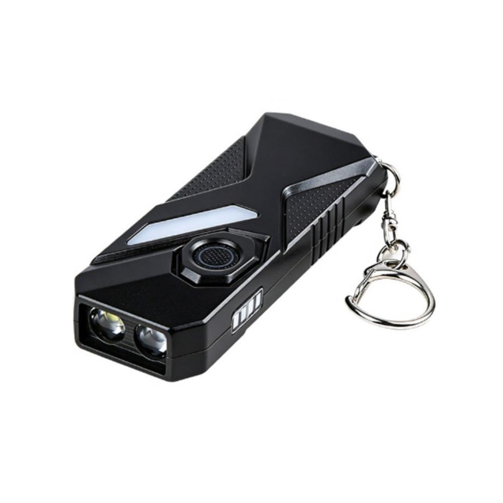 Double Front Lights Detection Lamp Rechargeable Mini Flashlight Atmosphere Lighting