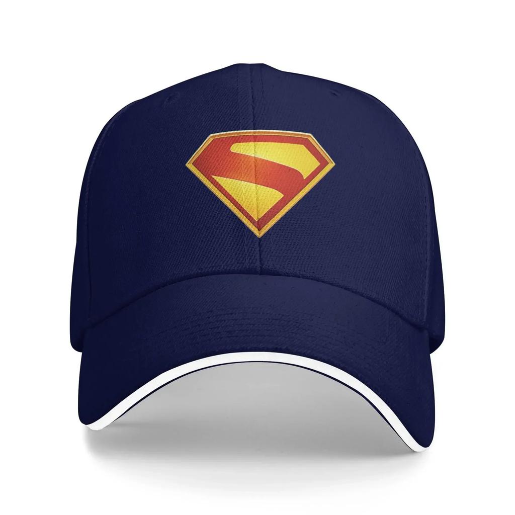 Supermans Logo Baseball Cap  Outdoor Sport Wholesale Trucker Hat Men Adult Street Style Print Baseball Caps