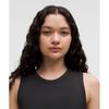 Lululemon Hold Tight Crewneck Tank Top  Waist Length Black