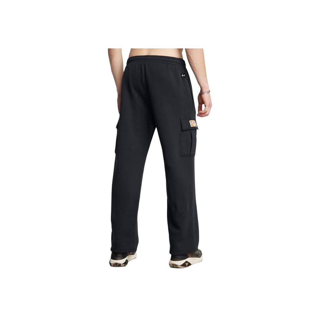 Under Armour Project Rock Training Casual Straight Leg Sports Pants Men bottoms Black 1386903-001