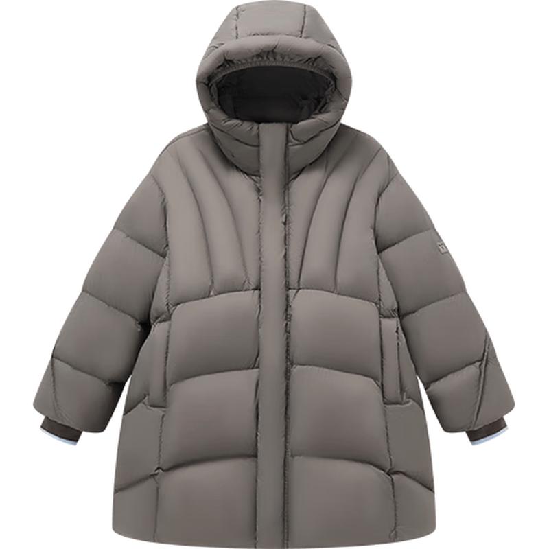 YeeHoo Kids Goose Down Hooded Long Jacket