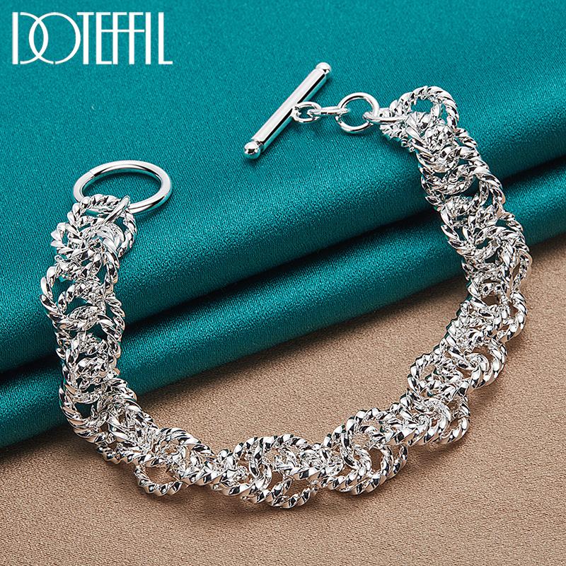 Bracelet Cercle Argent Magnifique Bijoux