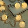 1.5M 10 LED Lights Fairy String DIY Festival Garden Yard Decoration Warm White