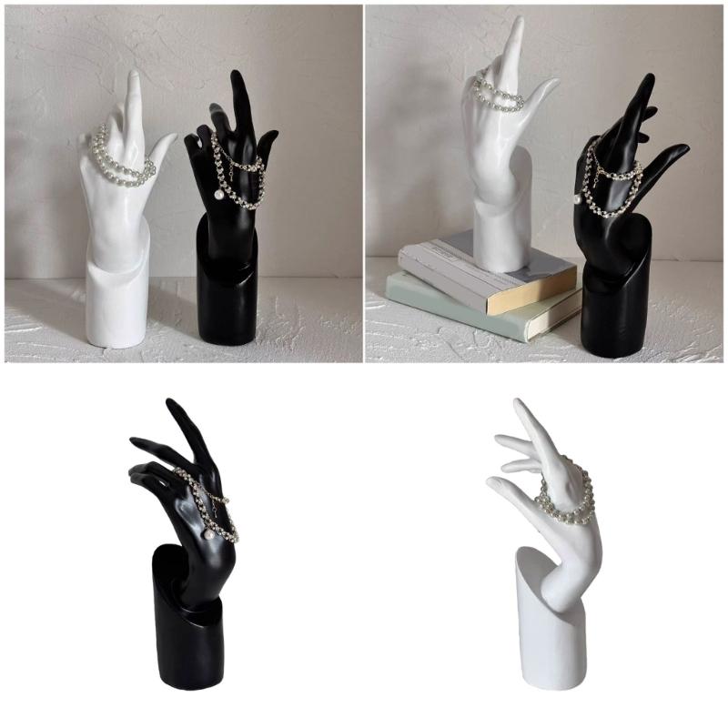 Elegant Female Hand Mannequin Jewelry Storage Display Stand Accessory for Necklace Showcasing Home Organization