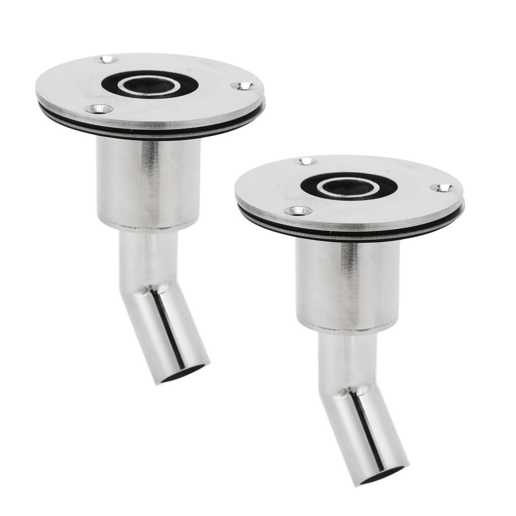 22mm Thru Hull Exhaust Skin 316 Stainless Steel Mirror Polished for Diesel Parking Heaters