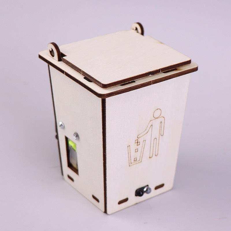 DIY Smart Induction Trash Can Kit for Primary Students' Science Projects