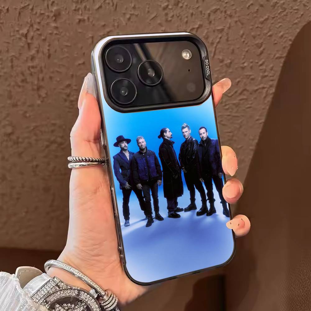 

B-Backstreet Boys BSB Phone Case For iPhone 17 16 15 14 13 12 11 Pro Max Plus Silver candy Matte Cover iPhone13