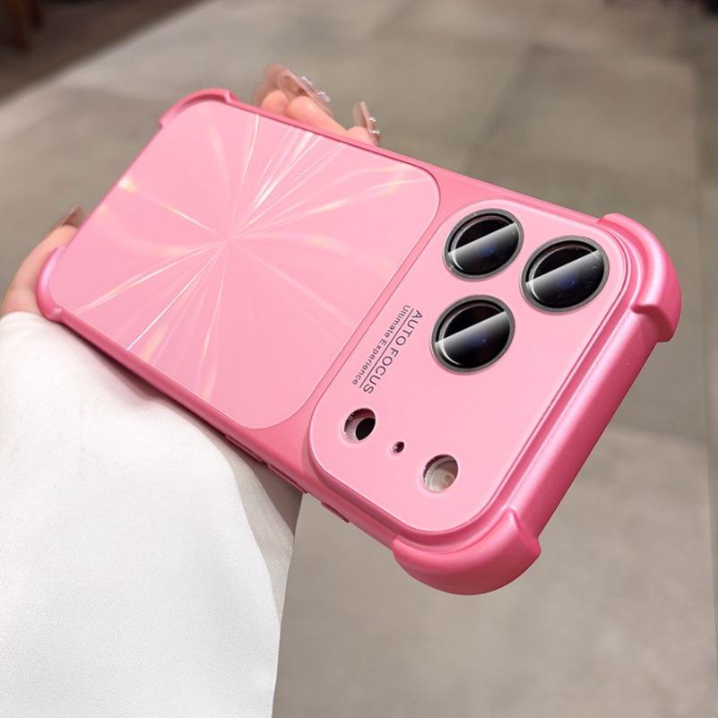 New 6D Colorful Laser Aurora Hard PC Case For For Iphone 17 16 1 14 13 Pro Max Air Soft Bumper Shockproof Glass Camera Cover