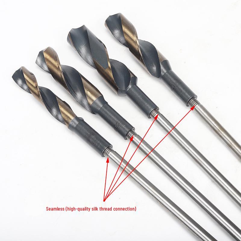 1-Meter Extra Long Twist Drill Bit with Small Shank for Deep Hole Woodworking and Tree Drilling
