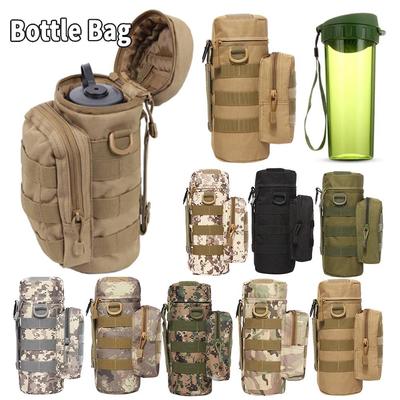 Tactical Molle τσάντα για μπουκάλι νερού Φορητή θήκη θήκης για μπουκάλια Φορητός φορέας βραστήρα για υπαίθριο κάμπινγκ Πεζοπορία Ψάρεμα
