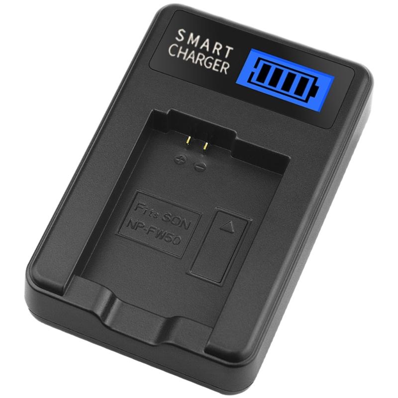 Portable LCD USB Chargers for NEX5 NEX5R NEX5N NEX3 NEX3N NEX7 Battery Convenient and Compact Charging Solution