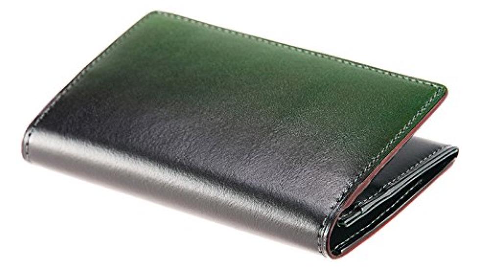 URUSHI Lacquer Business Card Holder with Genuine Made In Day 4330 [CYPRUS] - - Sasagusset, Leather, Japan, Father's Gift, Green,