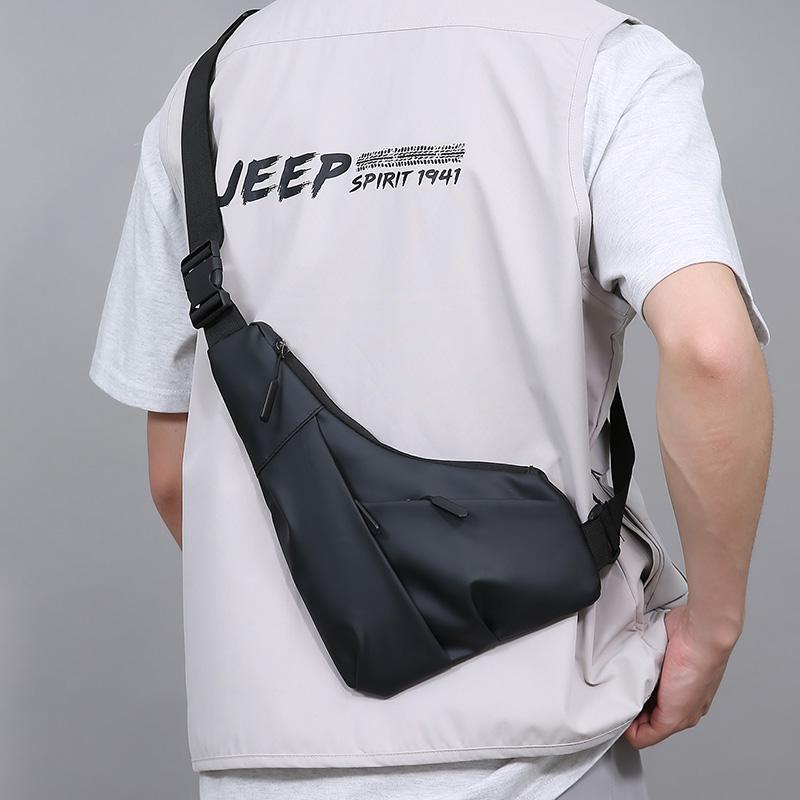New Men's Chest Bag Guard Against Theft Fashion Sport Crossbody Bag for Commuting Travel Phone Messenger Bags