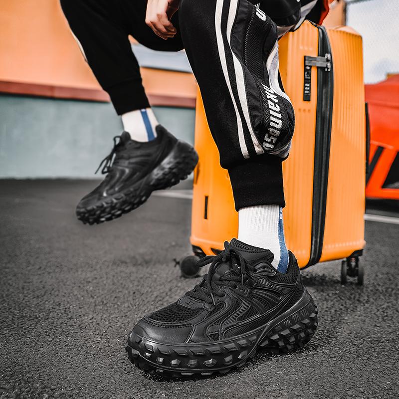 Однотонные универсальные повседневные мужские туфли — фото 6