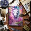 Leather Horse Portrait Diary Blank Pages Journal Diary for Personal Use & Office Use (7 X 5 Inch)