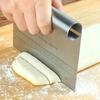 1pc 304 Stainless Steel Bench Scraper & Pastry Cutter - Multifunctional Dough Tool with Built-In Ruler, Ergonomic Handle for Baking & Pizza Dough