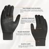 high qualityWinter Gloves | Touch Screen, Windproof, Warm, Non-Slip, Suitable for Running, Cycling, Driving, Hiking | and Non Slip Silicone, Knit