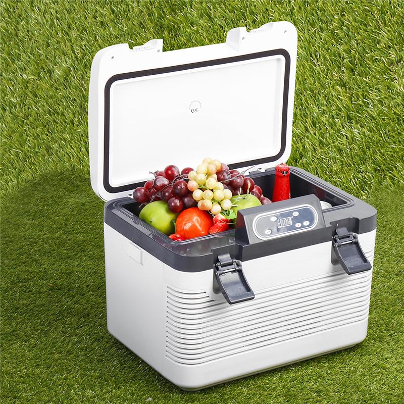 68W 19L Car Refrigerator Freeze heating Fridge Compressor EU/AU Plug DC12-24V Picnic Refrigeration heating -5~65 Degrees