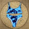 Costume da bagno da bagno da donna con stampa tie-dye bikini stampato sexy in 11 colori